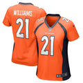 Women s Nike K Waun Williams Orange Denver Broncos Game Jersey