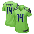 Women s Seattle Seahawks DK Metcalf Game Jersey Neon Green
