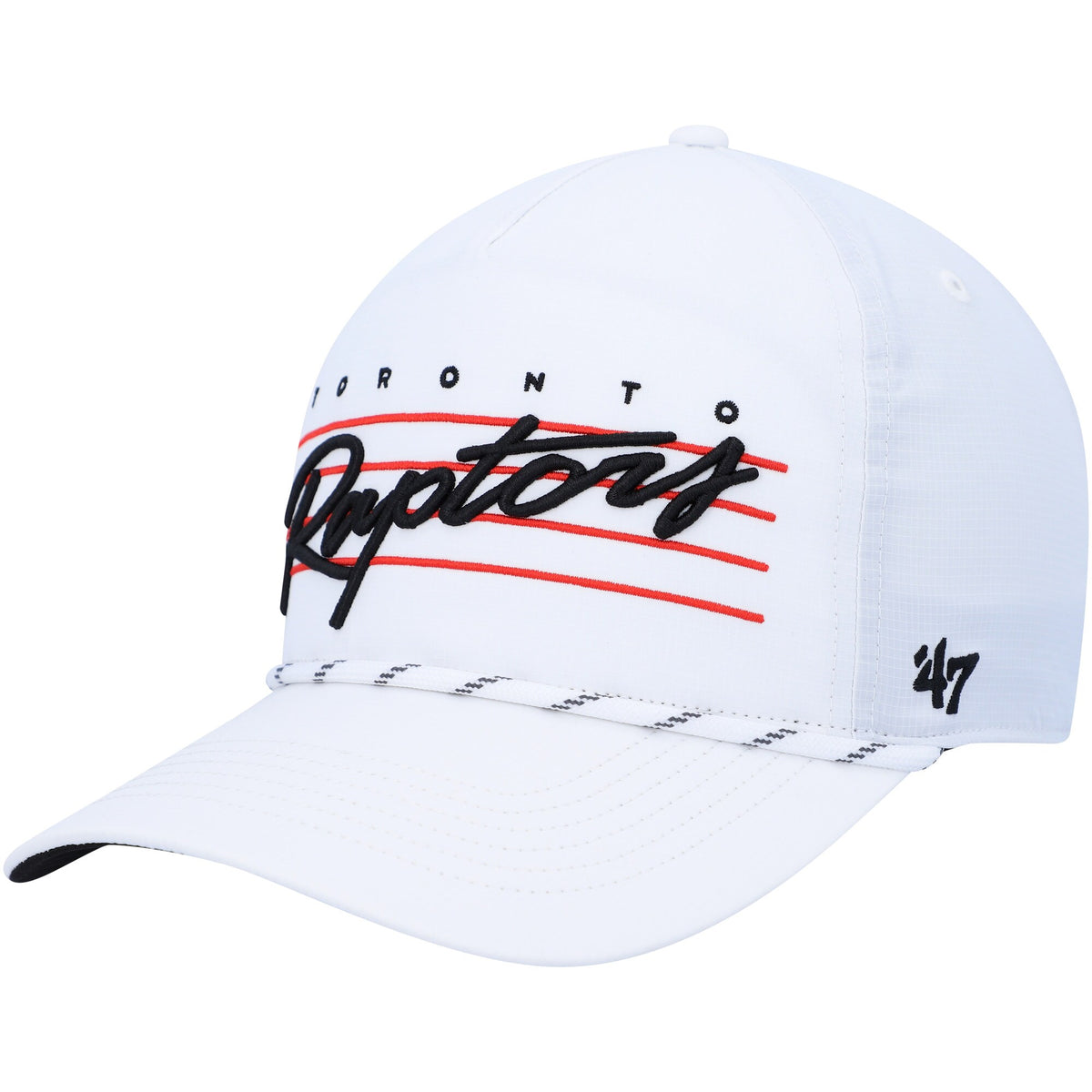 Toronto Raptors '47 Downburst Hitch Snapback Hat - White