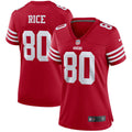 Women s San Francisco 49ers Jerry Rice Retired Player Game Jersey Scarlet