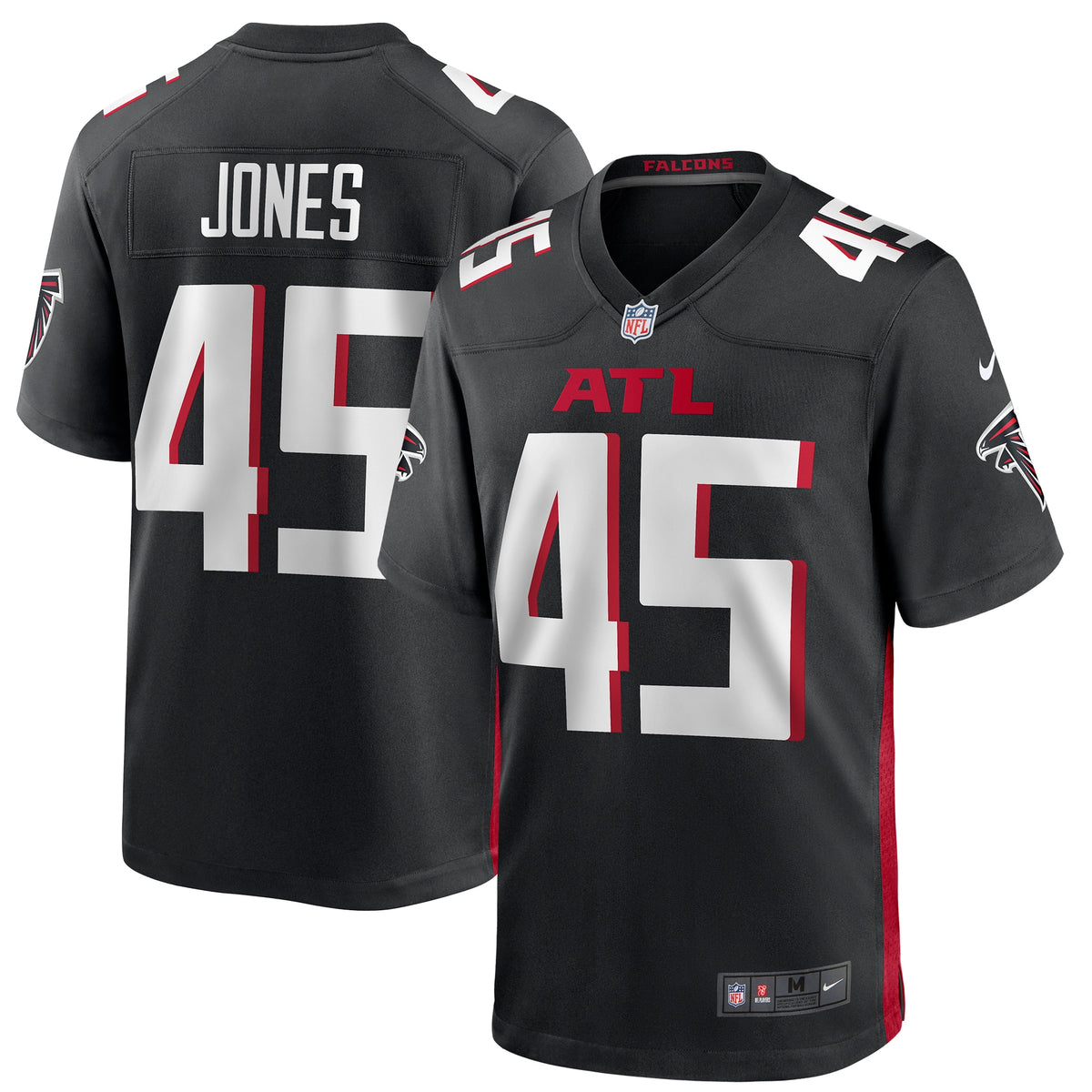 Deion Jones Atlanta Falcons Nike Game Player Jersey   Black