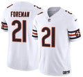 Men s Chicago Bears D Onta Foreman White 2023 Vapor  Stitched Jerseys