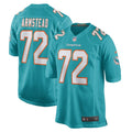 Men s Nike Terron Armstead Aqua Miami Dolphins Game Jersey