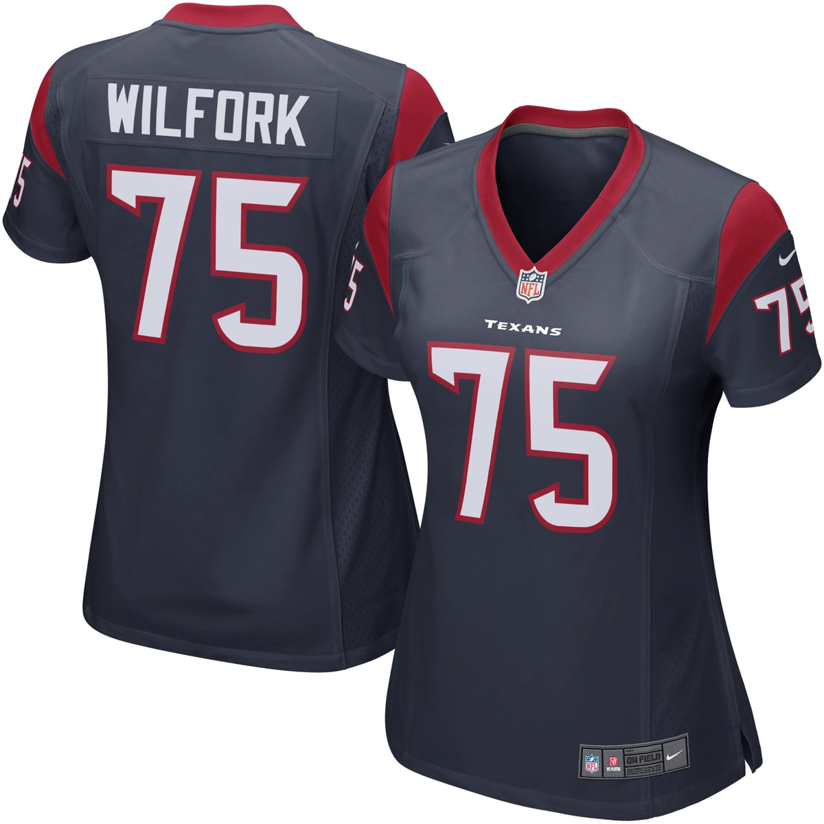 Vince Wilfork Houston Texans Nike Women s Game Jersey   Navy Blue