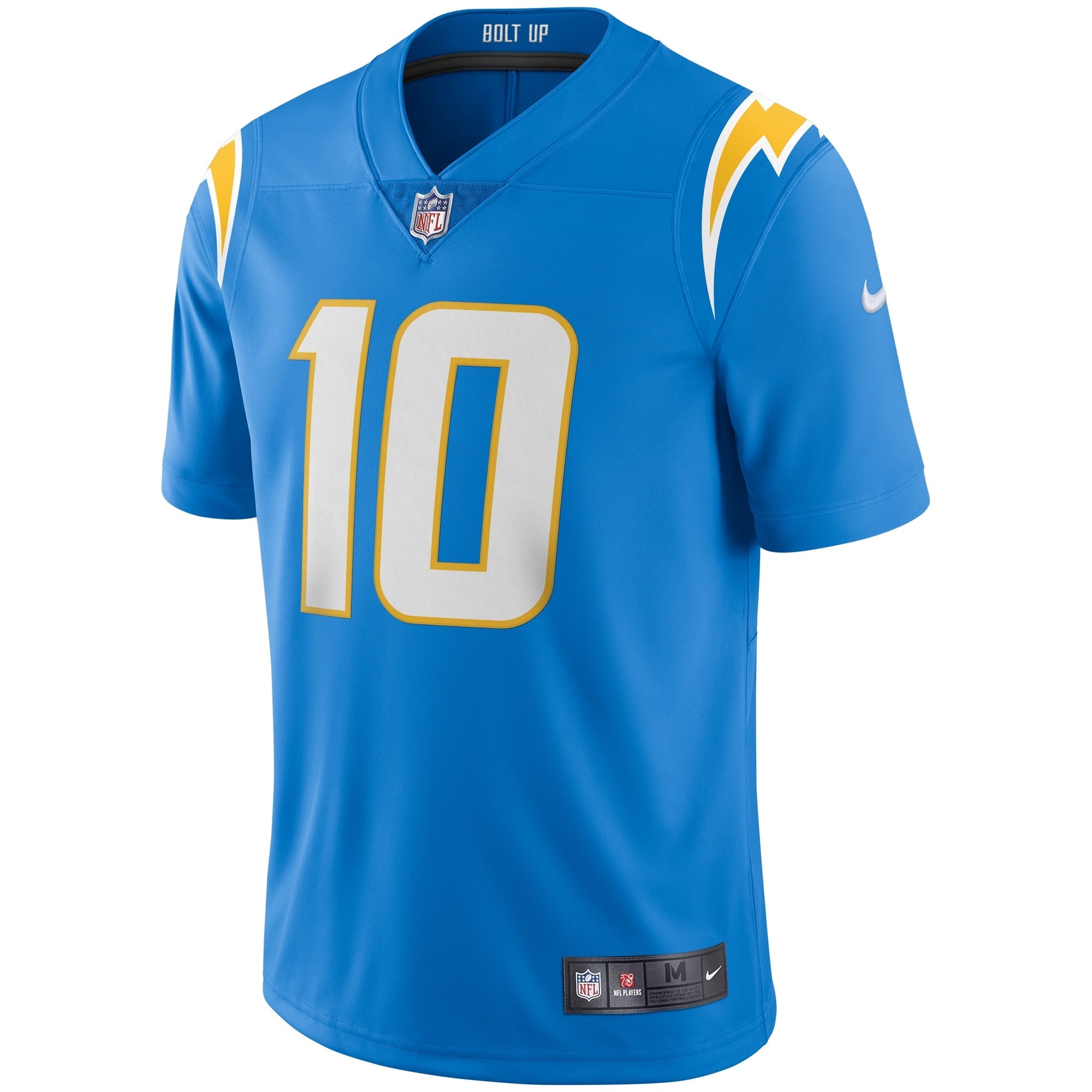 Men s Nike Justin Herbert Powder Blue Los Angeles Chargers Vapor Limited Jersey