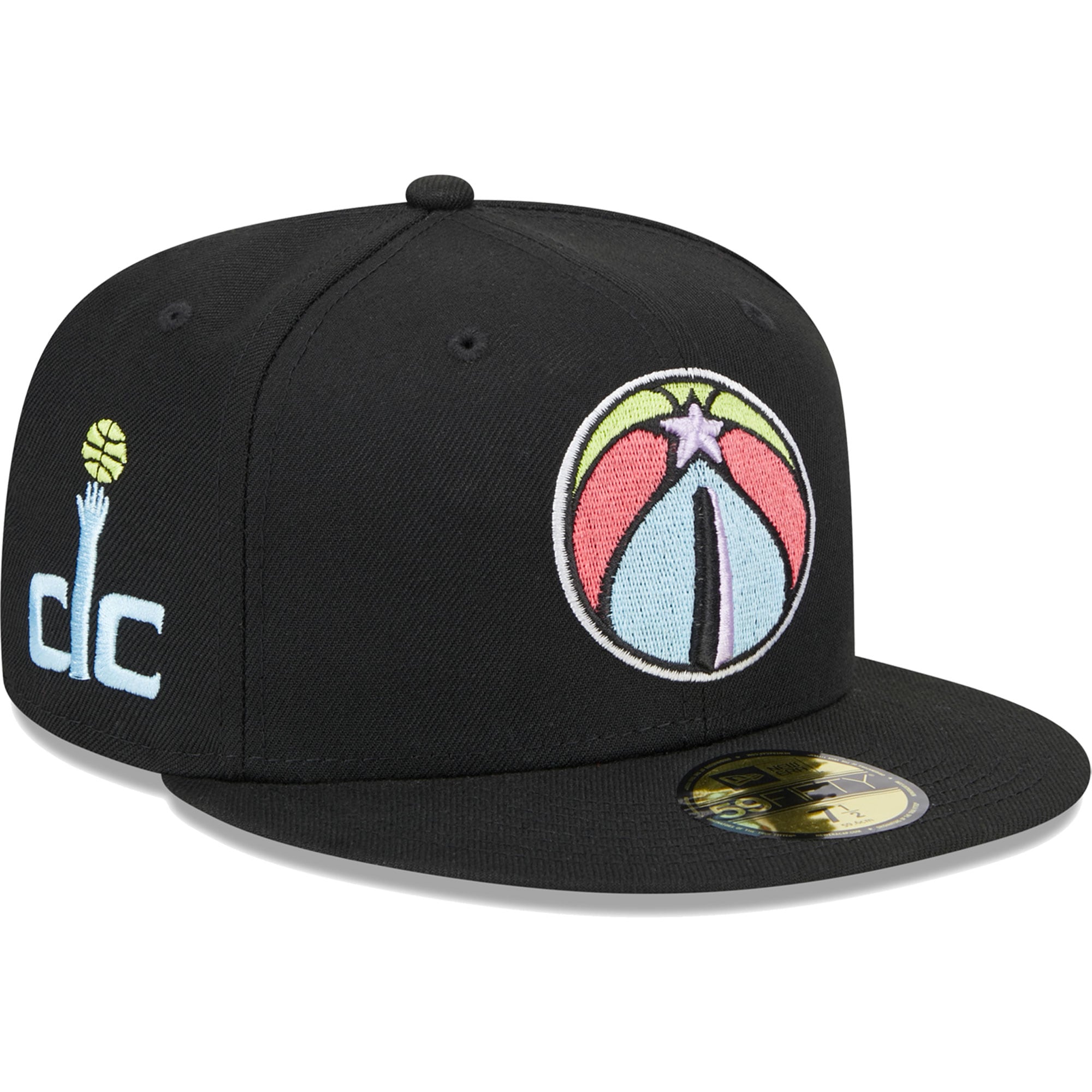 Washington Wizards New Era Color Pack 59FIFTY Fitted Hat - Black