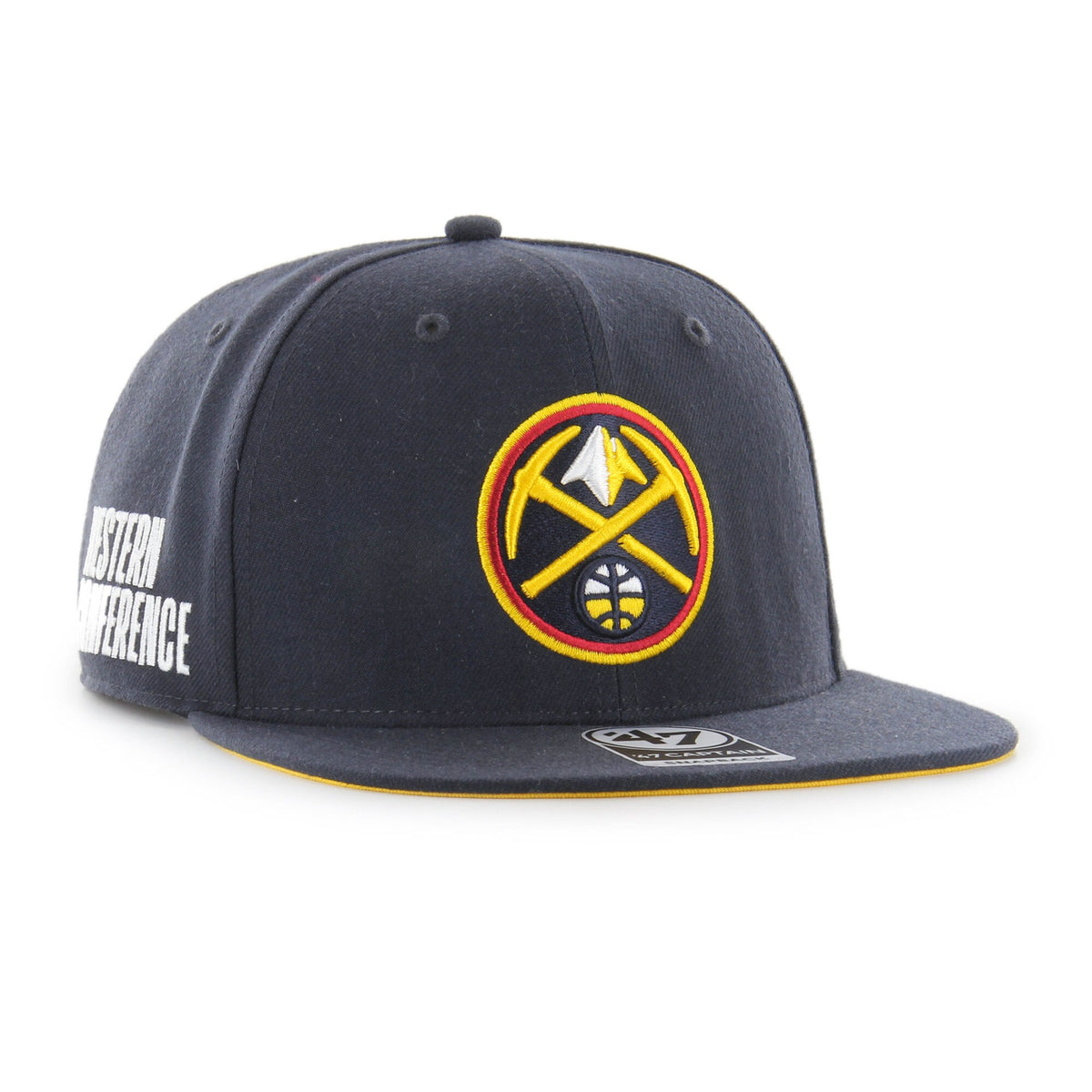 Denver Nuggets '47 Sure Shot Captain Snapback Hat - Navy