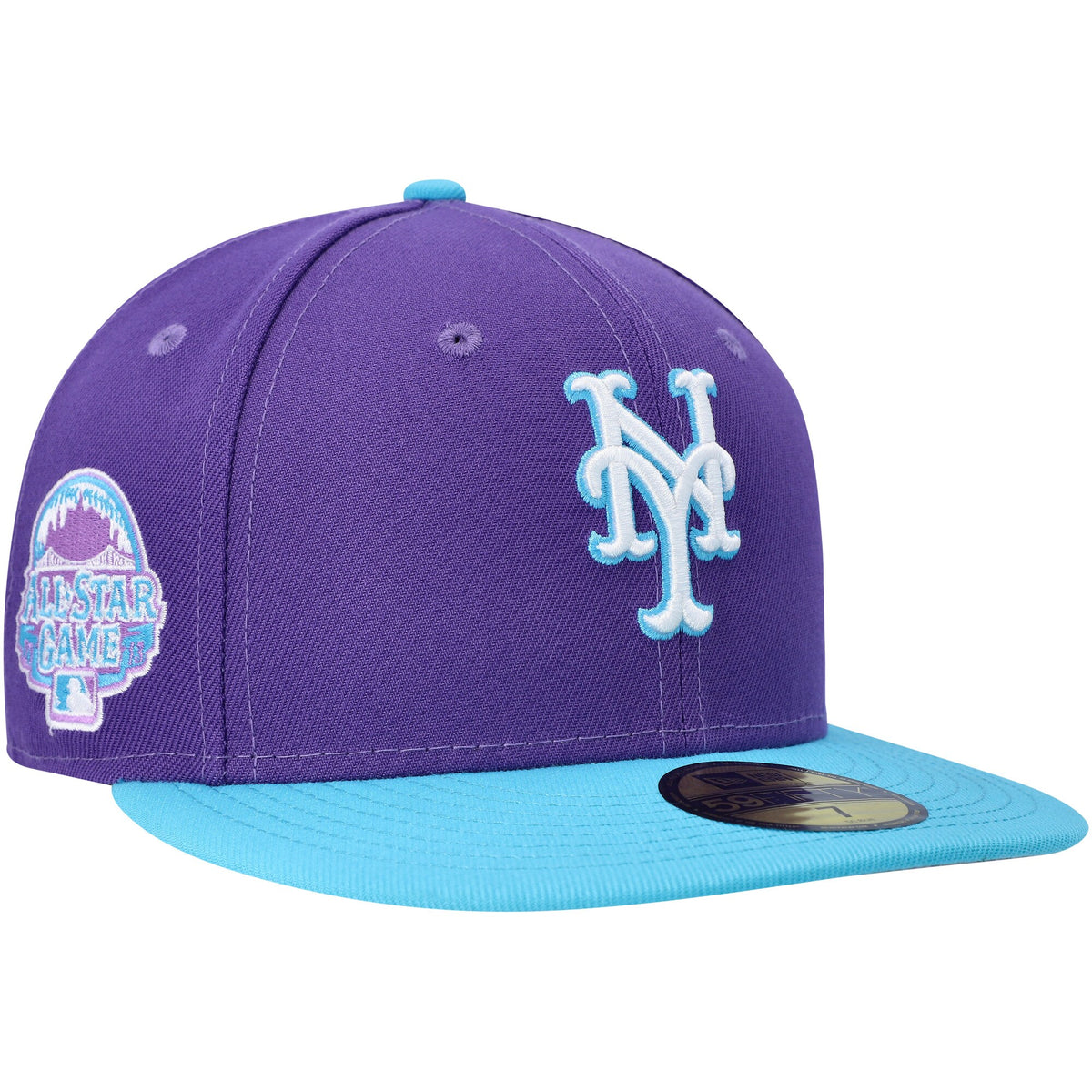 New York Mets New Era Vice 59FIFTY Fitted Hat - Purple