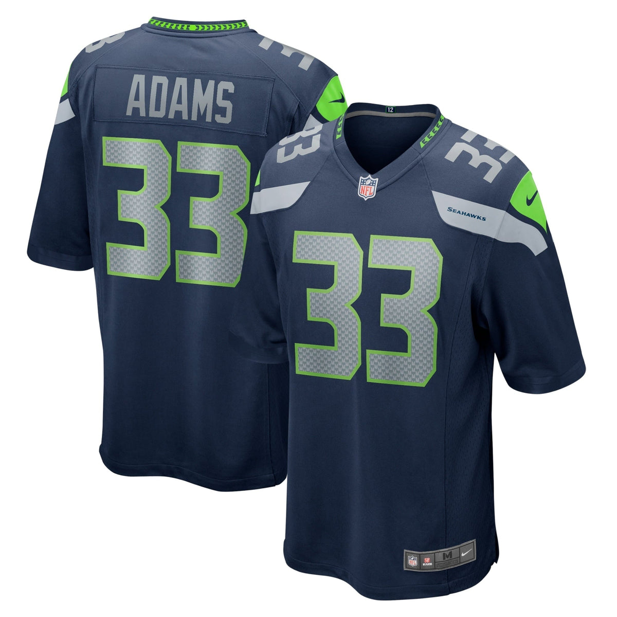 Men s Nike Jamal Adams College Navy Seattle Seahawks Game Team Jersey