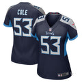 Dylan Cole Tennessee Titans Nike Women s Game Player Jersey   Navy