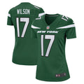Women s Nike Garrett Wilson Gotham Green New York Jets Player Game Jersey