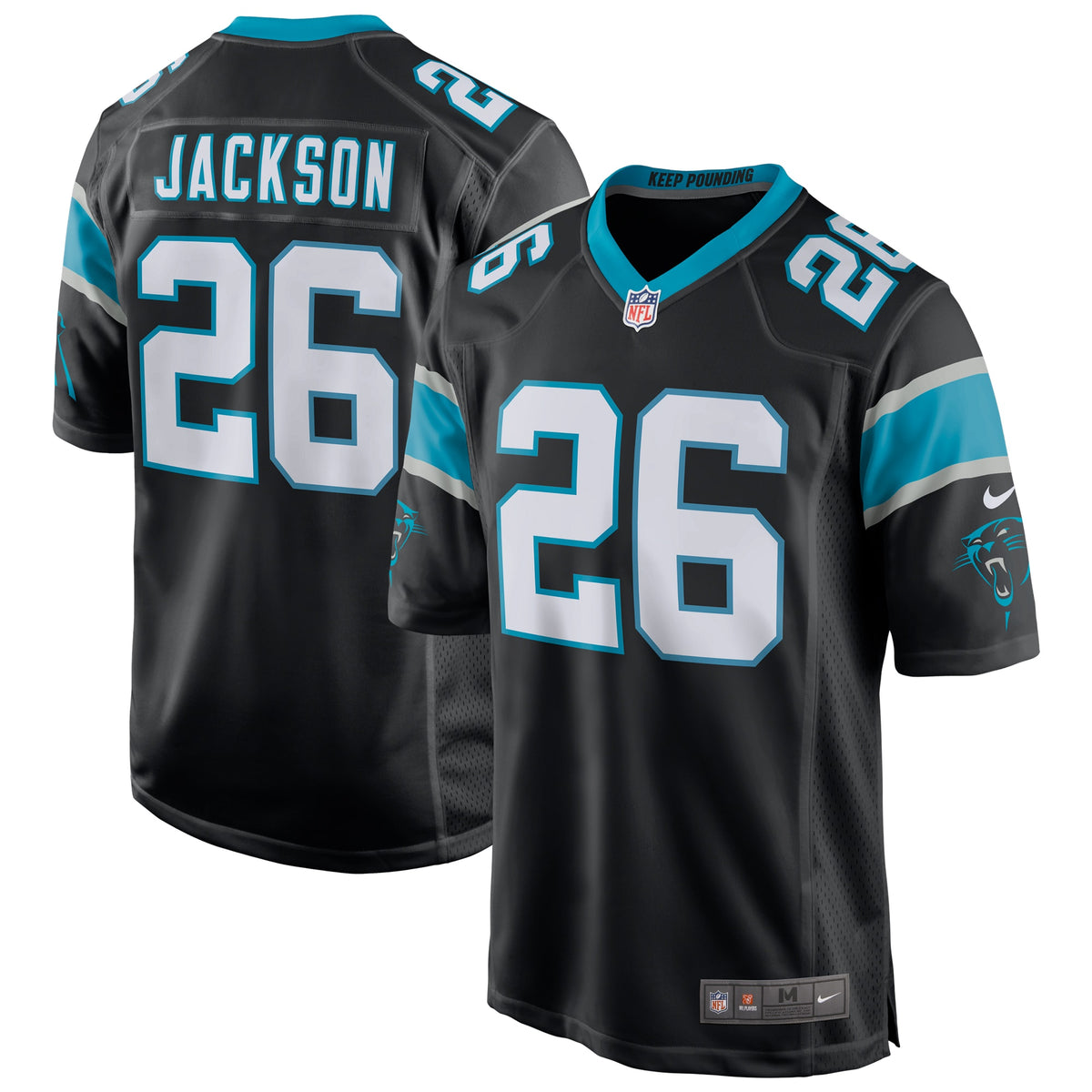 Donte Jackson Carolina Panthers Nike Game Jersey   Black