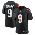 Men s Nike Joe Burrow Black Cincinnati Bengals Game Jersey