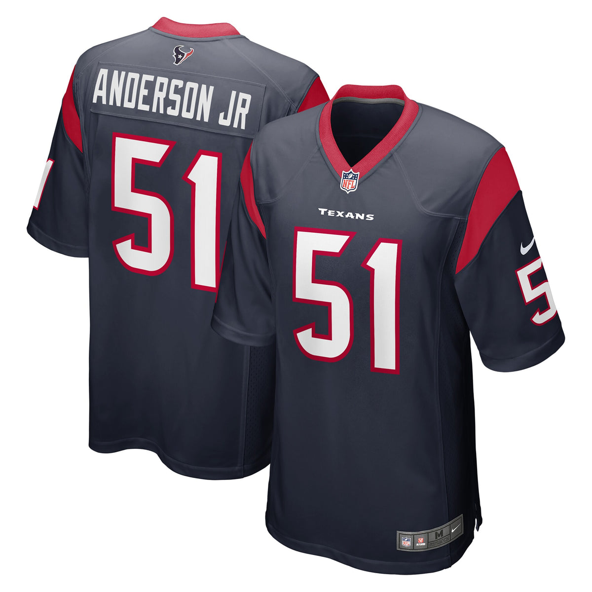 Will Anderson Jr. Houston Texans Nike 2023 NFL Draft First Round Pick Game Jersey   Navy