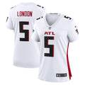 Women s Atlanta Falcons Drake London Game Jersey   White