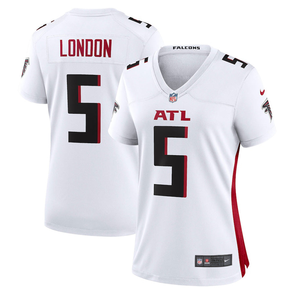 Women s Atlanta Falcons Drake London Game Jersey   White