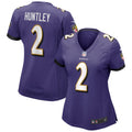 Women s Nike Tyler Huntley Purple Baltimore Ravens Game Jersey