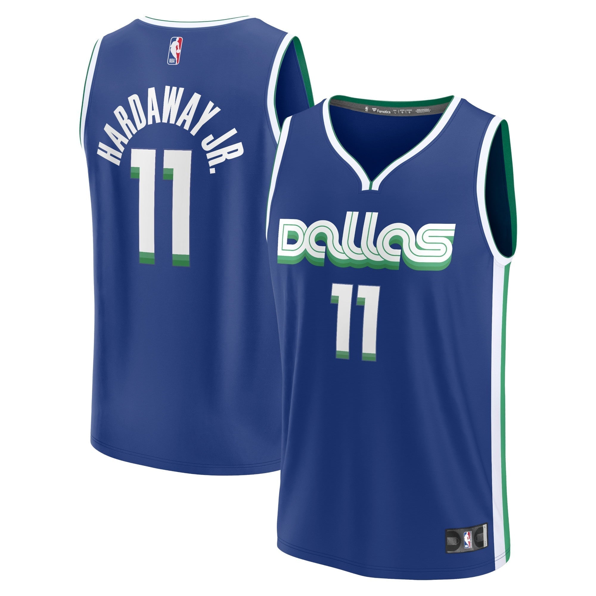 Men's Fanatics Branded Tim Hardaway Jr. Blue Dallas Mavericks 2022/23 Fastbreak Jersey - City Edition