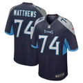 Bruce Matthews Tennessee Titans Nike Retired Player Jersey   Navy