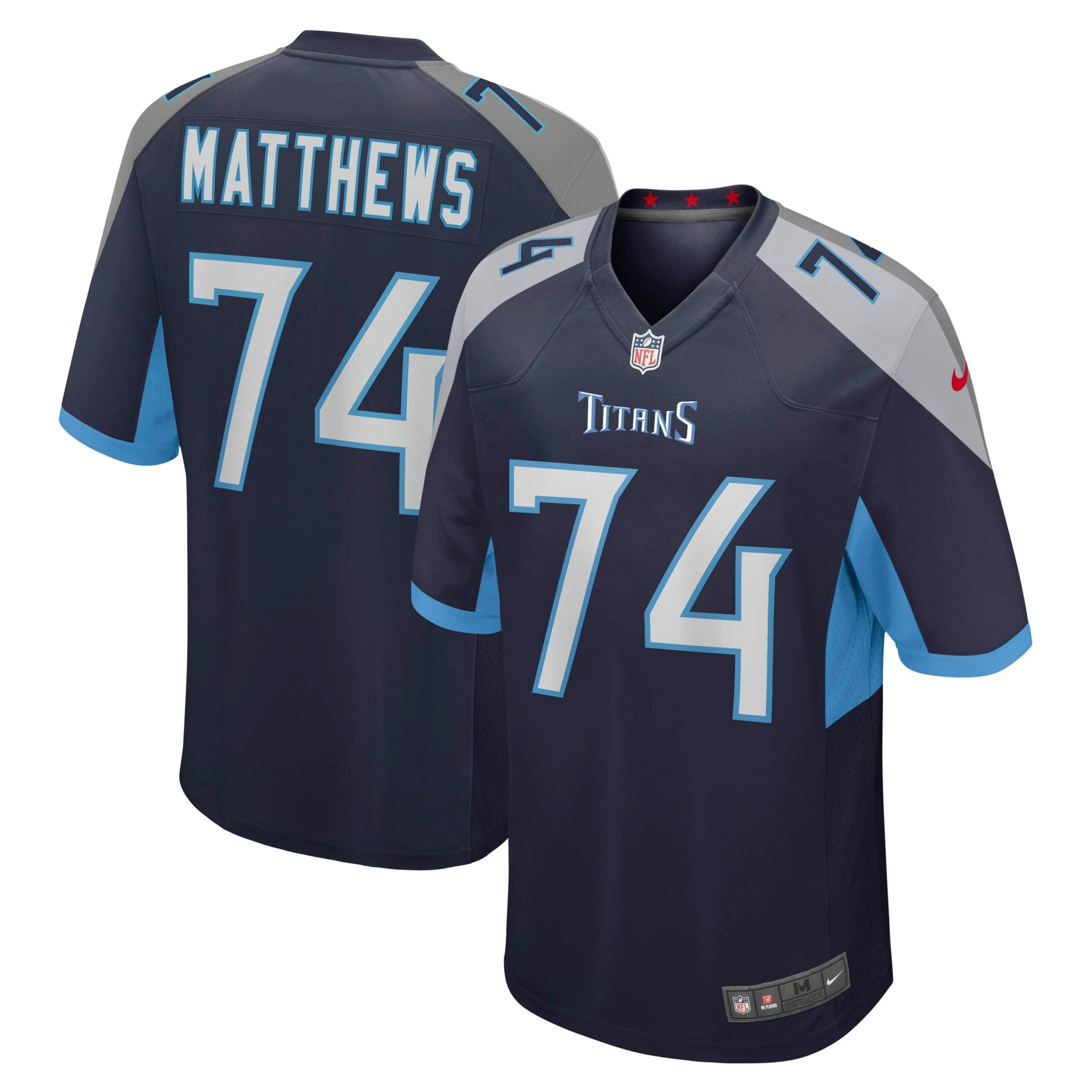 Bruce Matthews Tennessee Titans Nike Retired Player Jersey   Navy