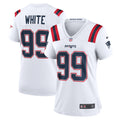 Keion White New England Patriots Nike Women s  Game Jersey    White