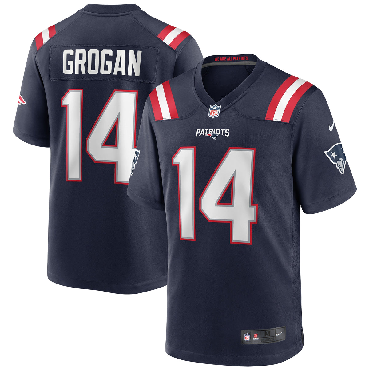 Steve Grogan New England Patriots Nike Game Retired Player Jersey   Navy