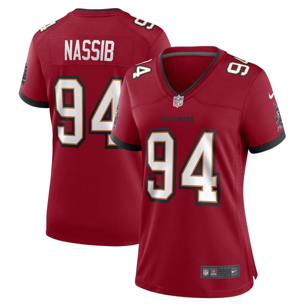 Women s Nike Carl Nassib Red Tampa Bay Buccaneers Game Player Jersey