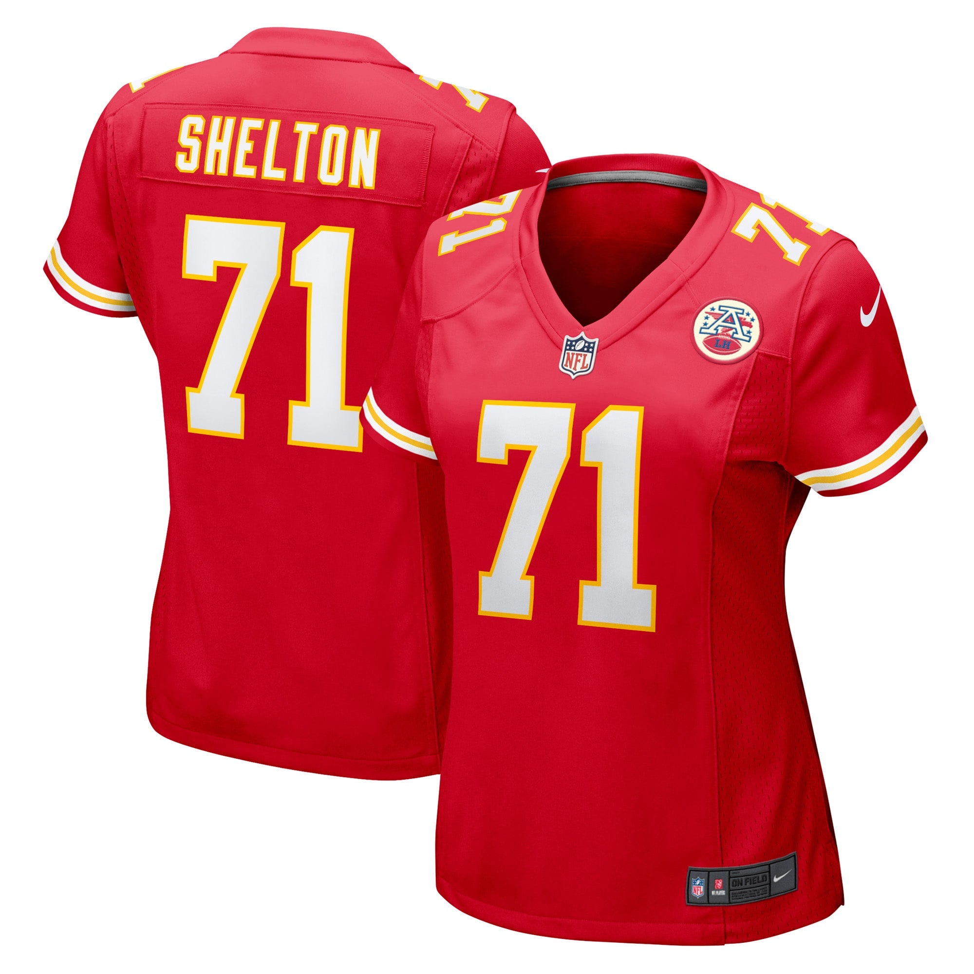 Danny Shelton Kansas City Chiefs Nike Women s Game Player Jersey   Red