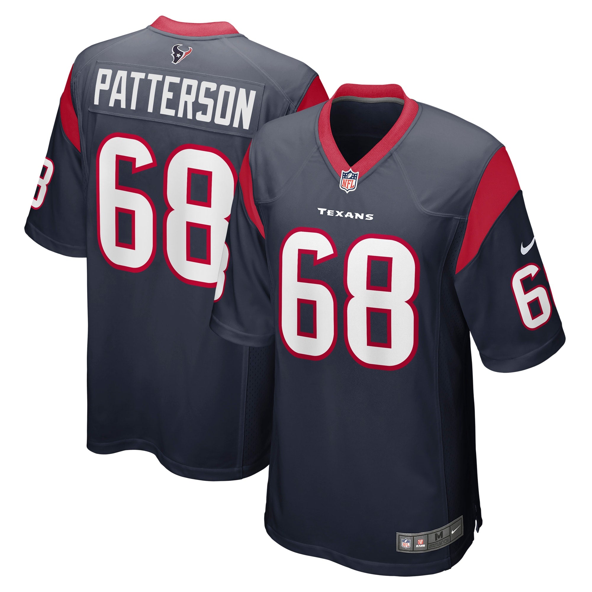 Jarrett Patterson Houston Texans Nike Team Game Jersey   Navy