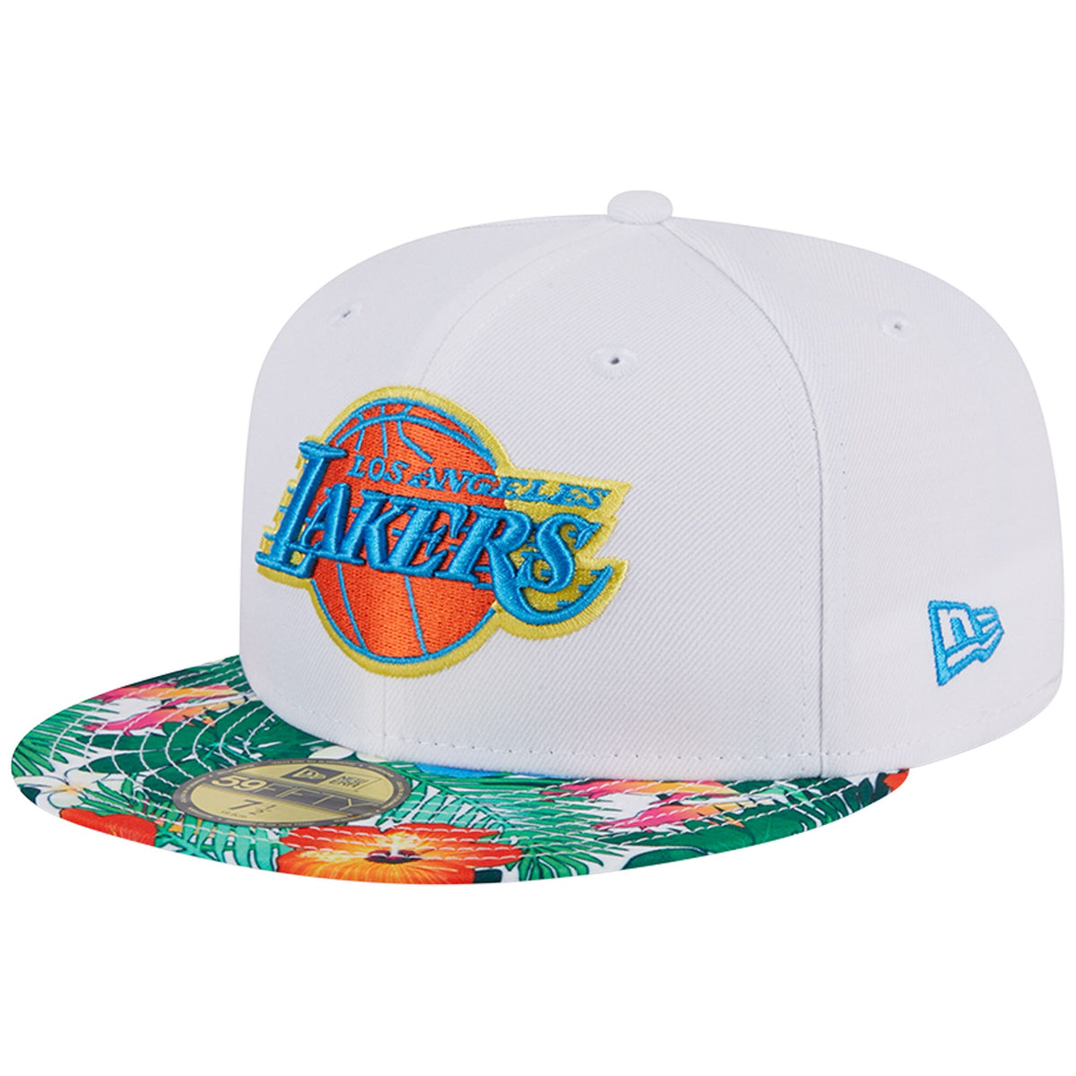 Los Angeles Lakers New Era 59FIFTY Fitted Hat - White