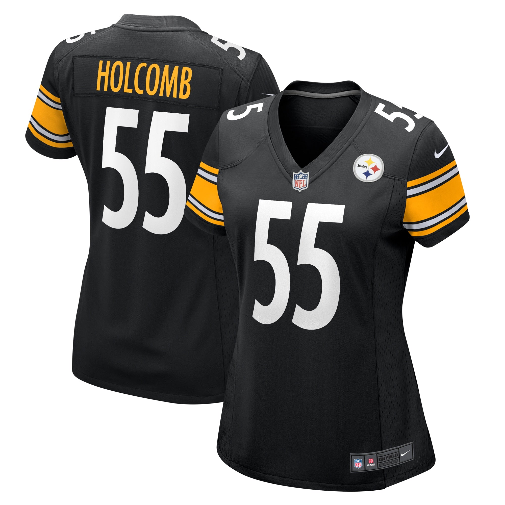 Cole Holcomb Pittsburgh Steelers Nike Women s Game Player Jersey   Black