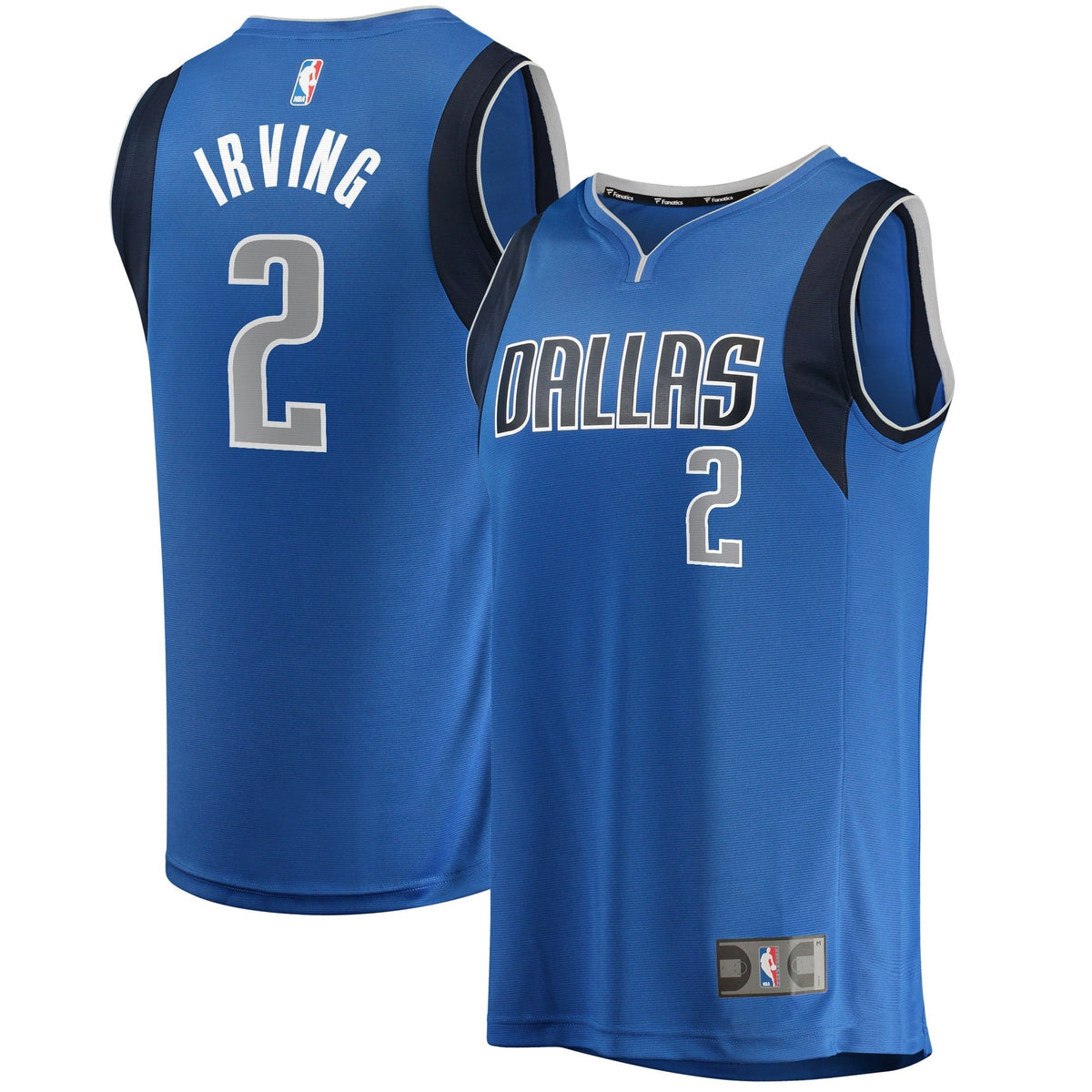Men's Fanatics Branded Kyrie Irving Royal Dallas Mavericks Fast Break Replica Jersey - Icon Edition