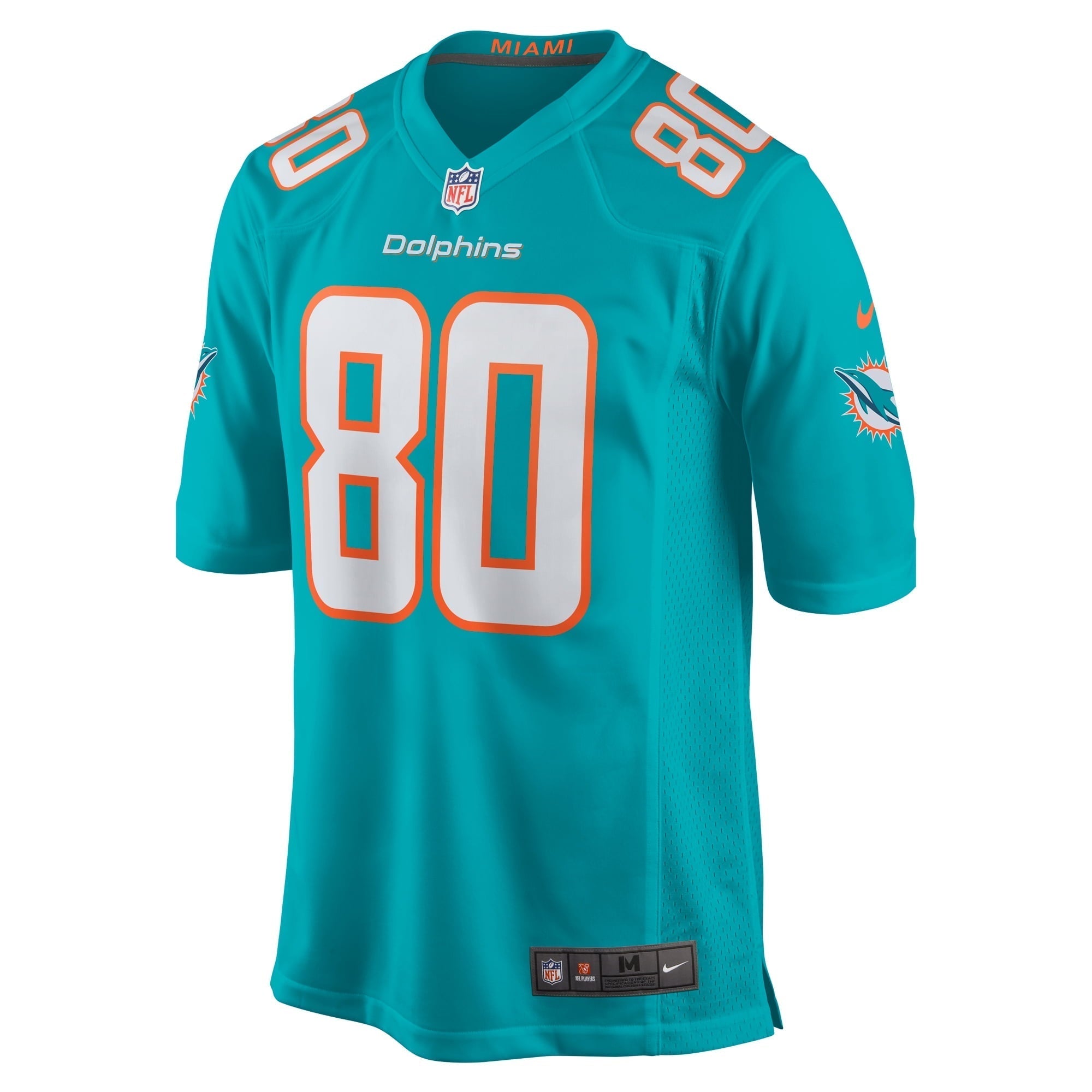 Men s Nike Tanner Conner Aqua Miami Dolphins Home Game Player Jersey