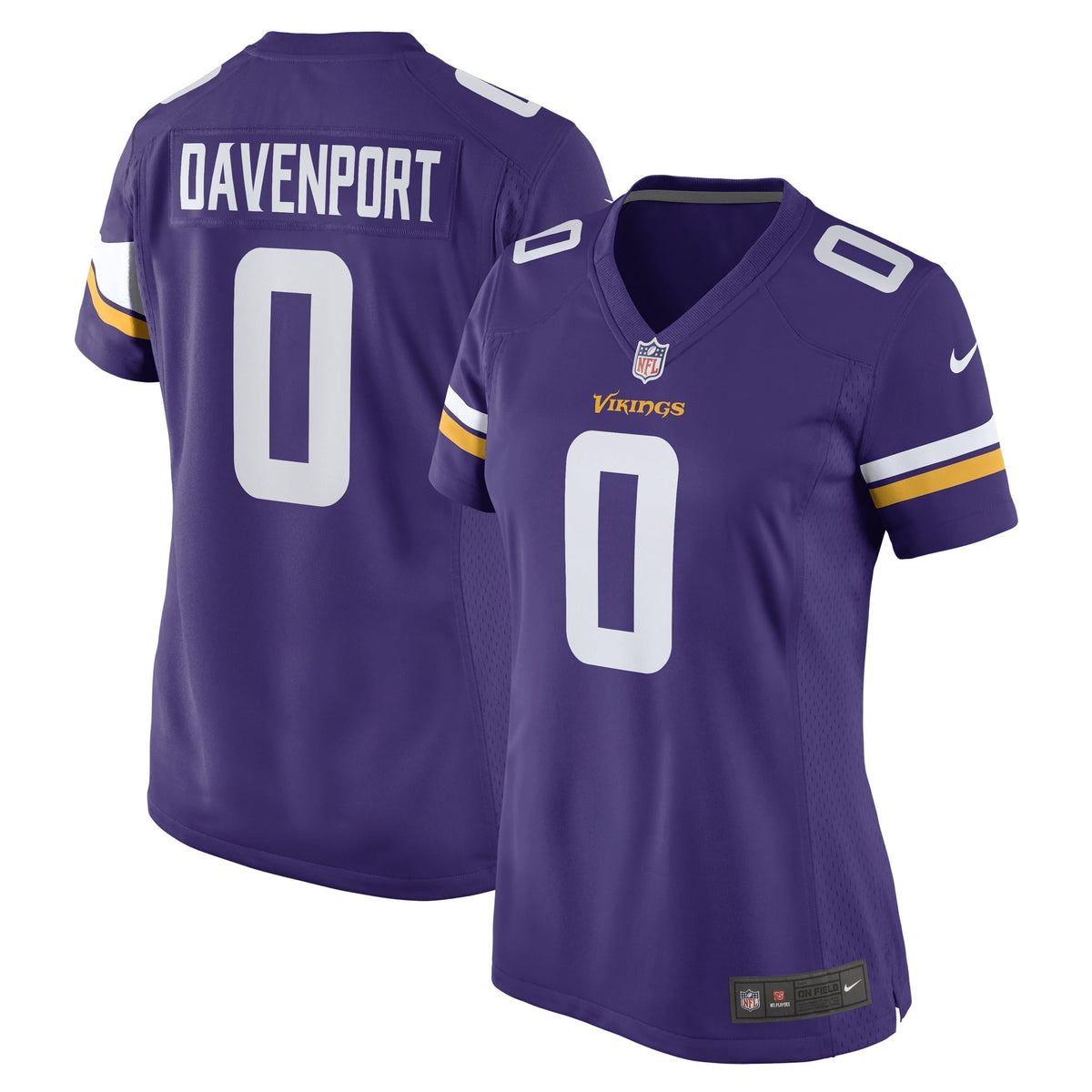 Women s Nike Marcus Davenport Purple Minnesota Vikings Team Game Jersey