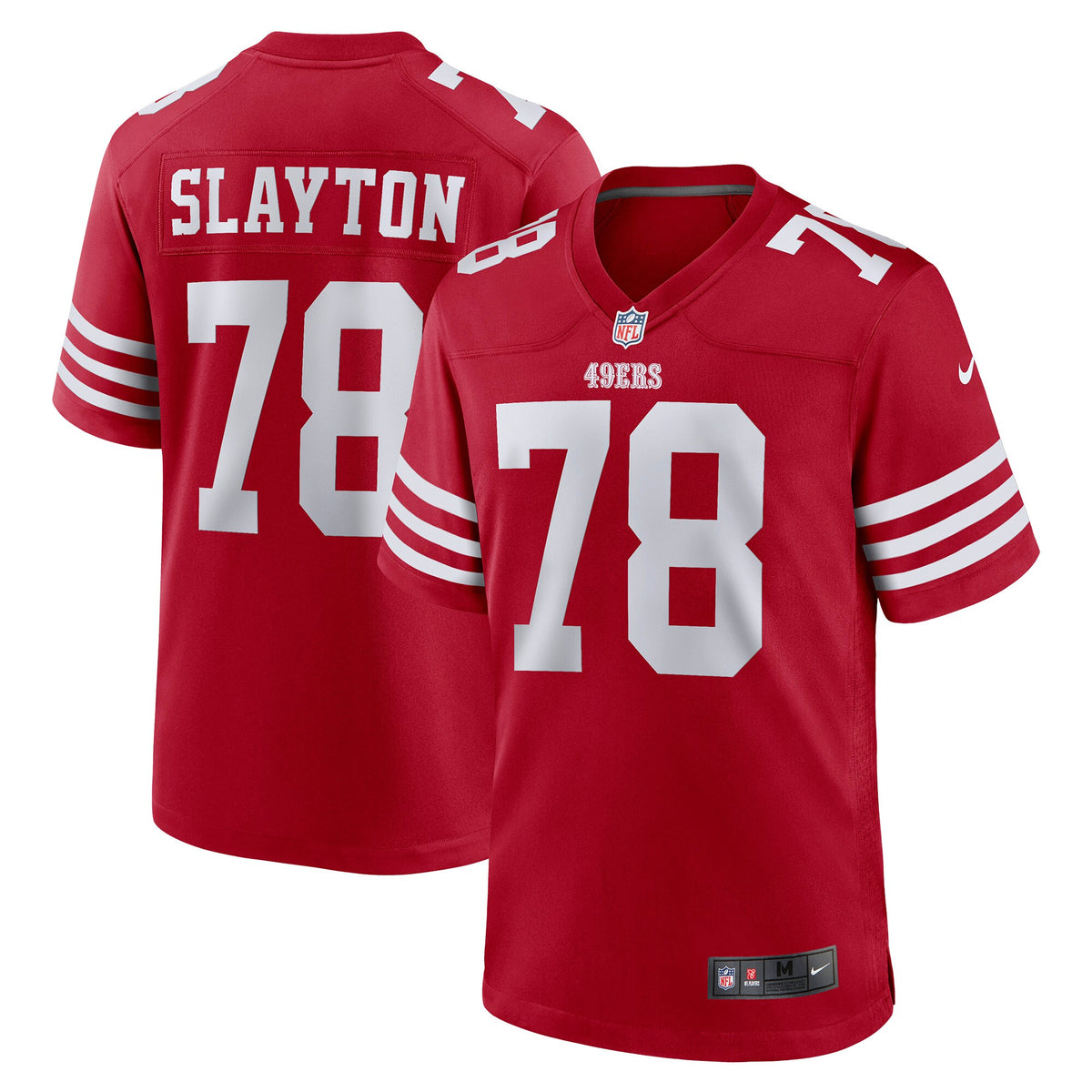 Chris Slayton San Francisco 49ers Nike Game Jersey   Scarlet