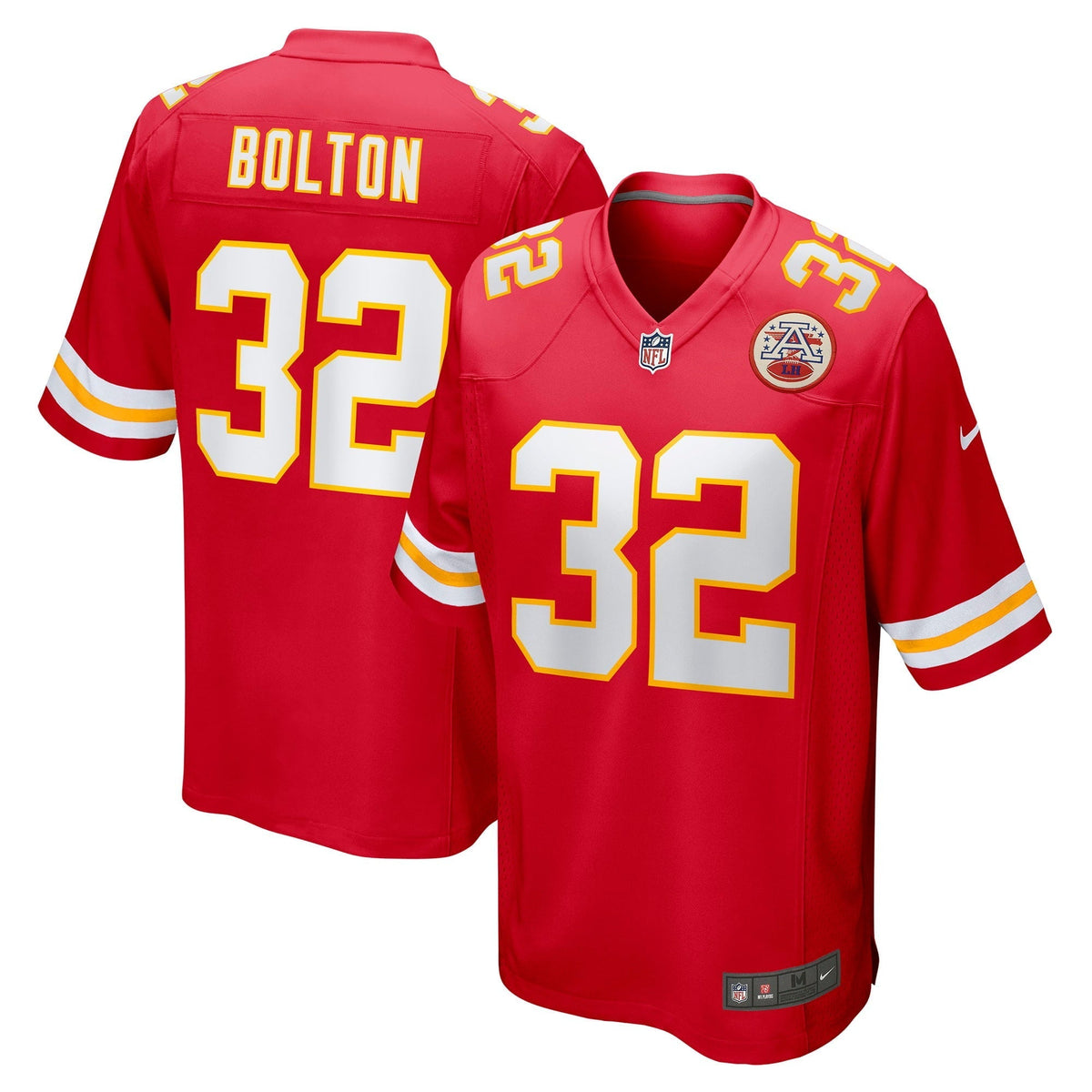 Men s Nike Nick Bolton Red Kansas City Chiefs Game Jersey