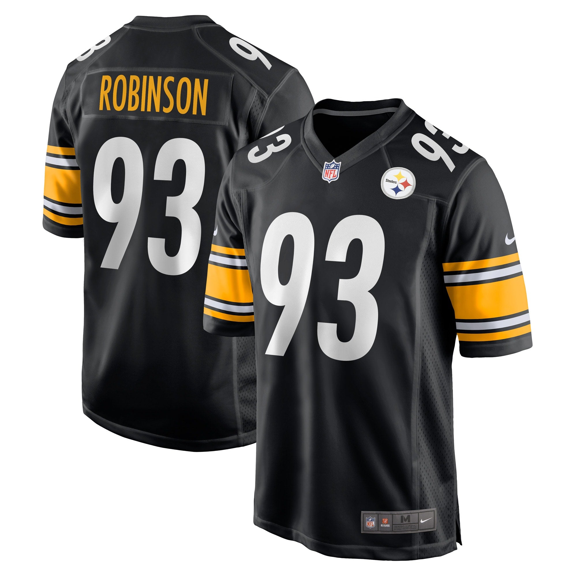 Mark Robinson Pittsburgh Steelers Nike Game Player Jersey   Black