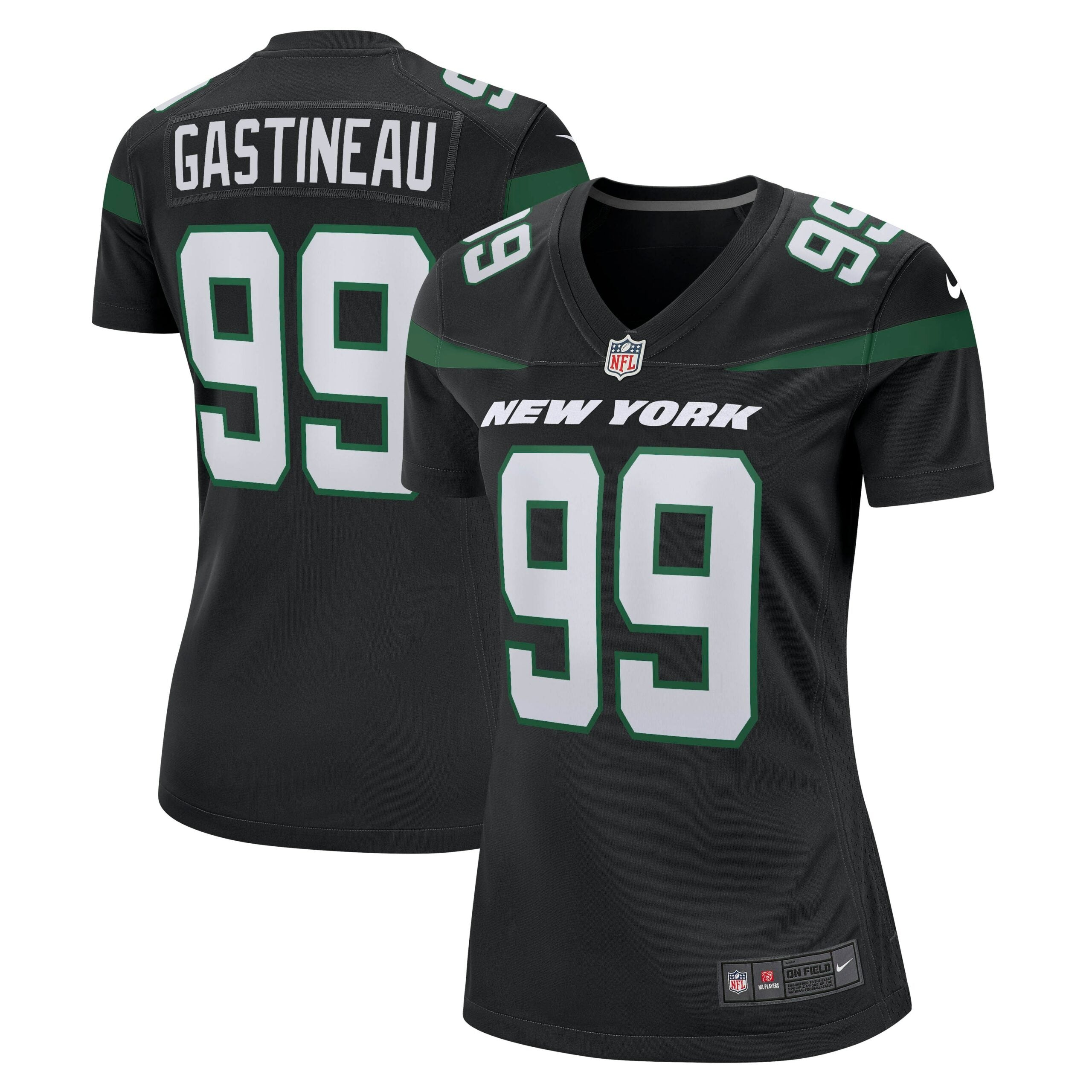 Mark Gastineau Nike New York Jets Women s Game Jersey   Stealth Black