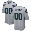 Seattle Seahawks Nike Alternate Custom Game Jersey Gray