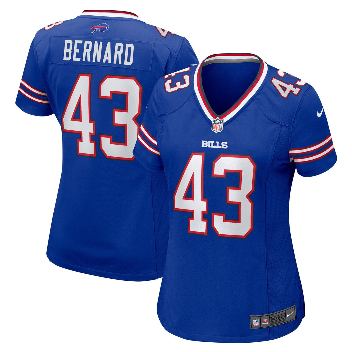 Women s Nike Terrel Bernard Royal Buffalo Bills Game Player Jersey