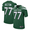 Men s Nike Mekhi Becton Gotham Green New York Jets Player Game Jersey
