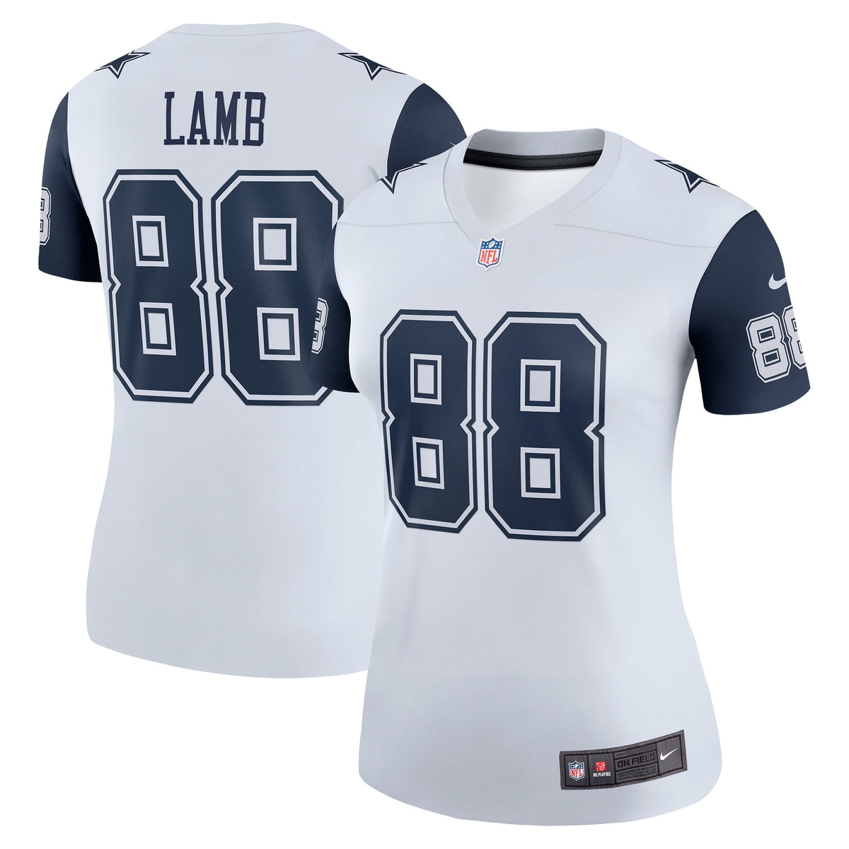 Women s Nike CeeDee Lamb White Dallas Cowboys 2nd Alternate Legend Jersey