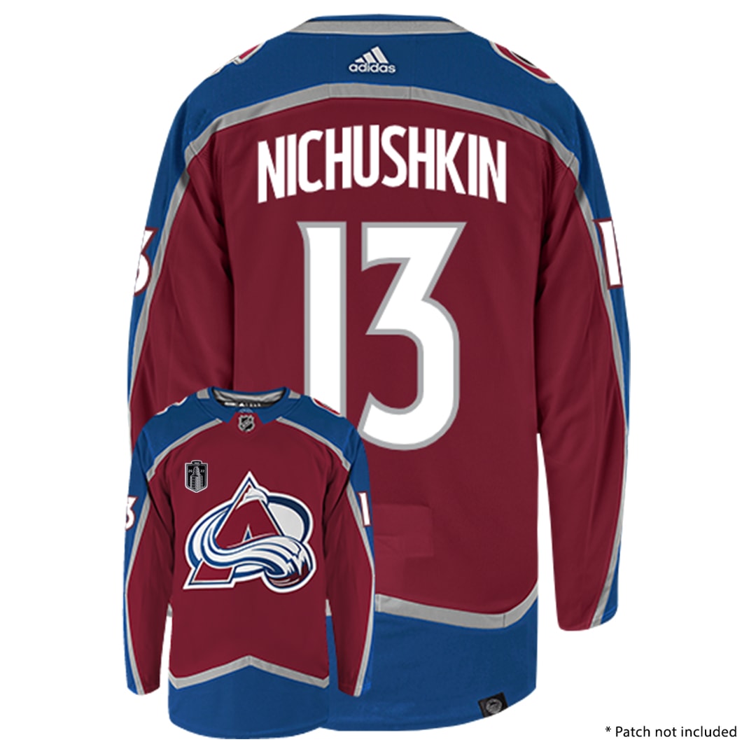 Valeri Nichushkin Colorado Avalanche Adidas Primegreen Authentic NHL Hockey Jersey
