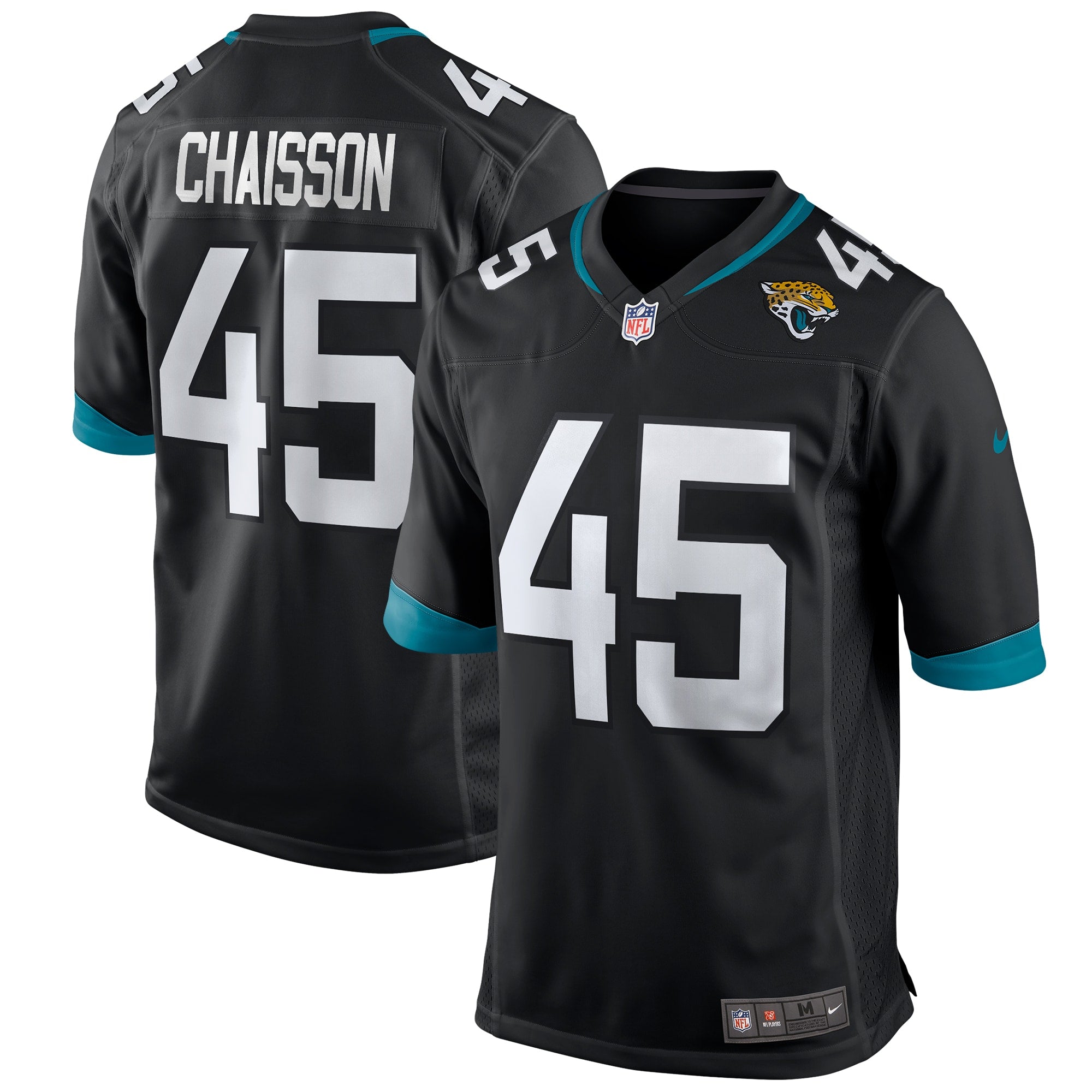 K Lavon Chaisson Jacksonville Jaguars Nike Game Jersey   Black