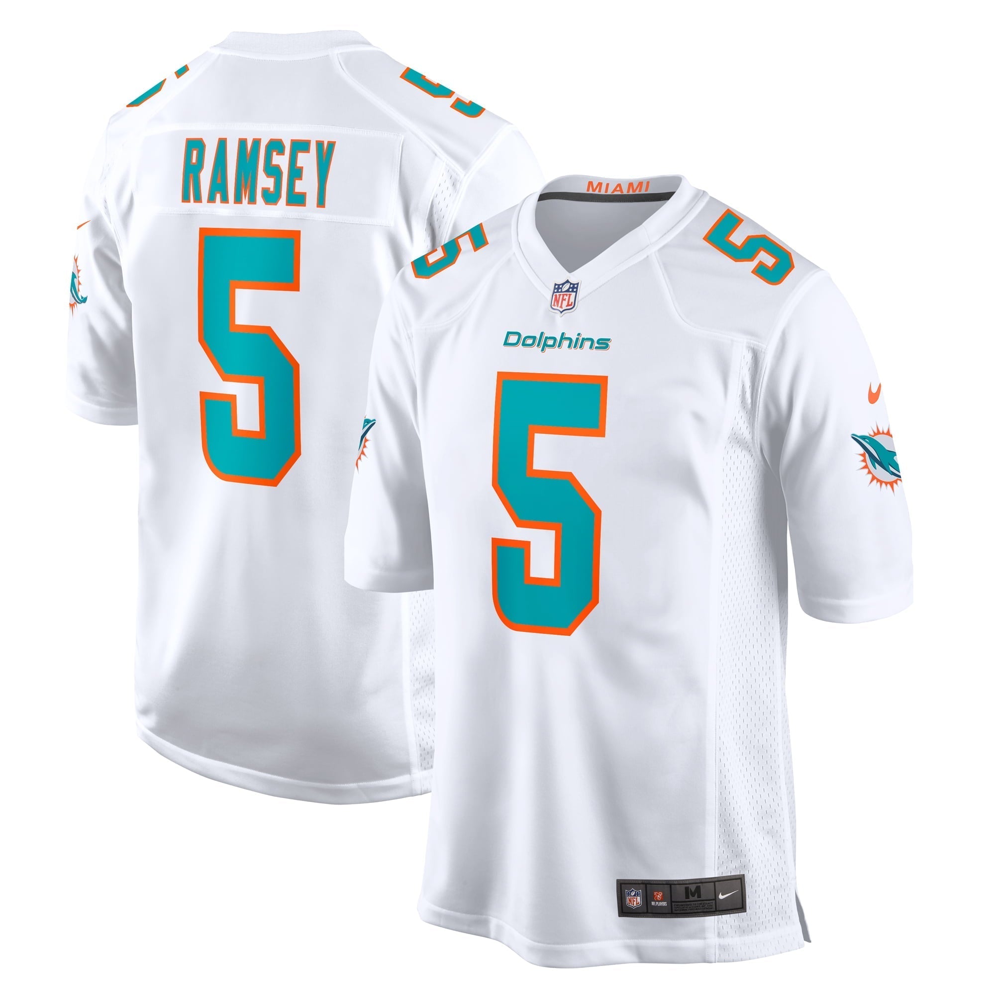 Men s Nike Jalen Ramsey White Miami Dolphins Away Game Jersey