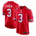 Damar Hamlin Buffalo Bills Nike Alternate Game Jersey   Red