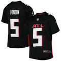 Drake London Atlanta Falcons Nike Youth Game Jersey   Black