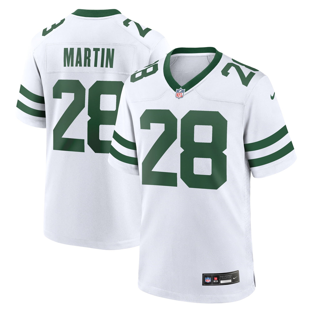 Men s Nike Curtis Martin White New York Jets Legacy Retired Player Game Jersey