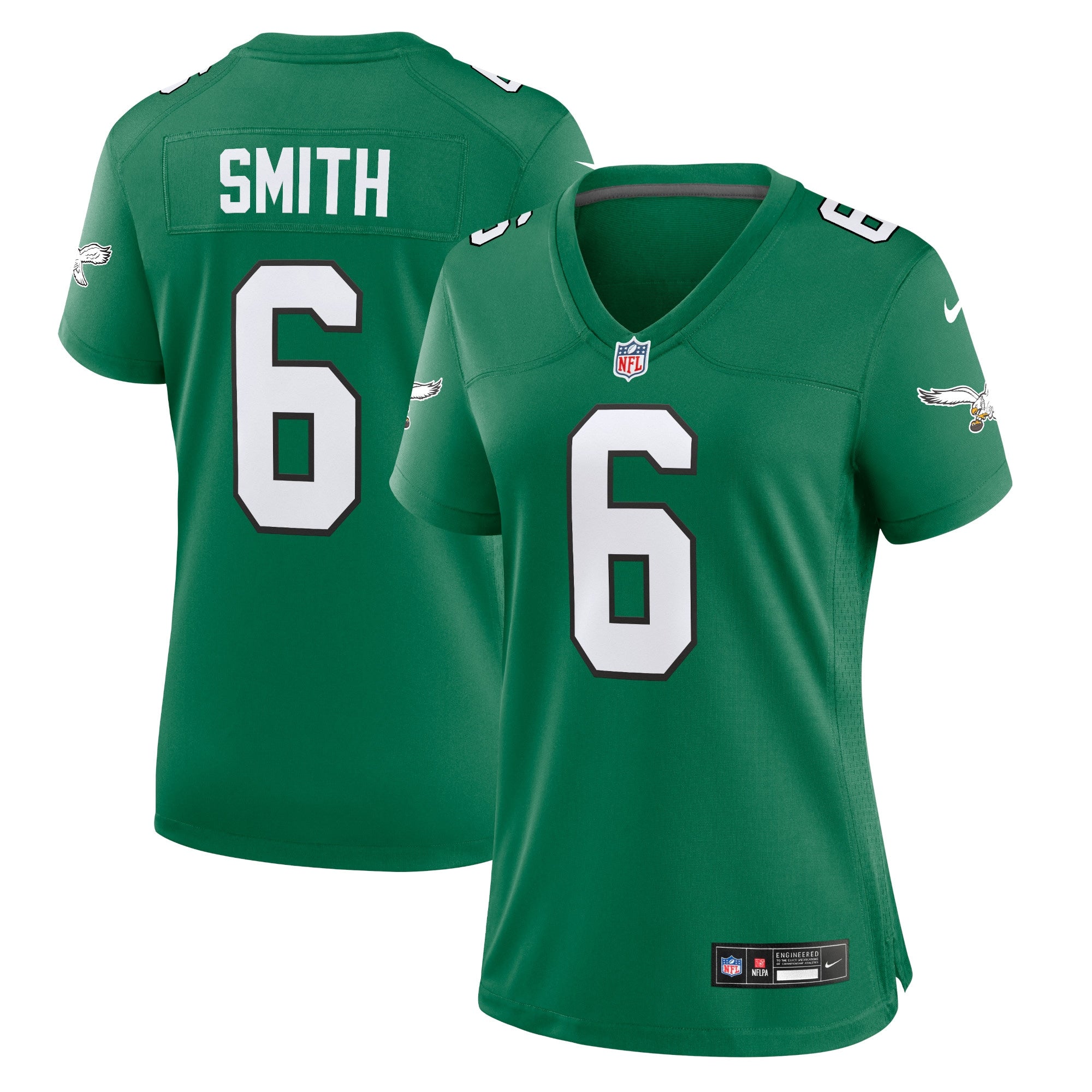 DeVonta Smith Philadelphia Eagles Nike Women s Player Jersey   Kelly Green