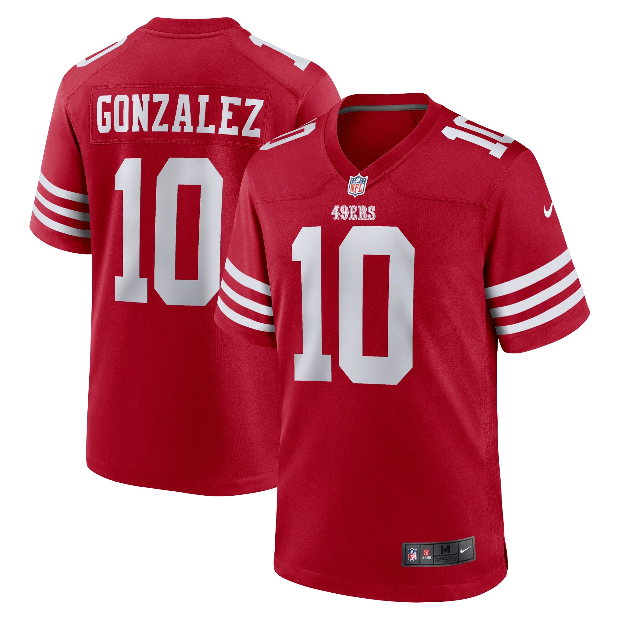 Zane Gonzalez San Francisco 49ers Nike Game Jersey   Scarlet